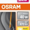 Dimbar LED-pære krone E27 Osram, varmhvit