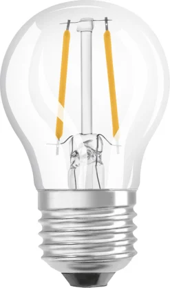 Dimbar LED-pære krone E27 Osram, varmhvit