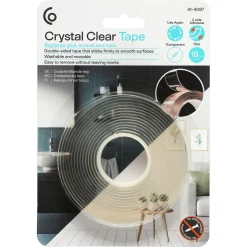Dobbeltsidig tape Crystal Clear, transparent, 19 mm x 3 m