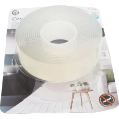 Dobbeltsidig tape Crystal Clear, transparent, 30 mm x 3 m