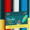 3Doodler Start+ Refill filament 75-pakning, 3 farger