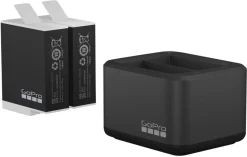 Dual Battery Charger + 2 batterier til GoPro Hero 9/10/11/12