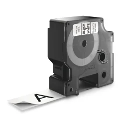 Dymo D1 merkebånd svart på hvitt, 24 mm 7 m