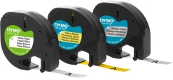 Dymo LetraTag merkebånd 3-pack