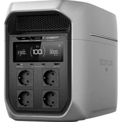 EcoFlow Delta 3 Max Plus bærbar strømstasjon, 3000 W