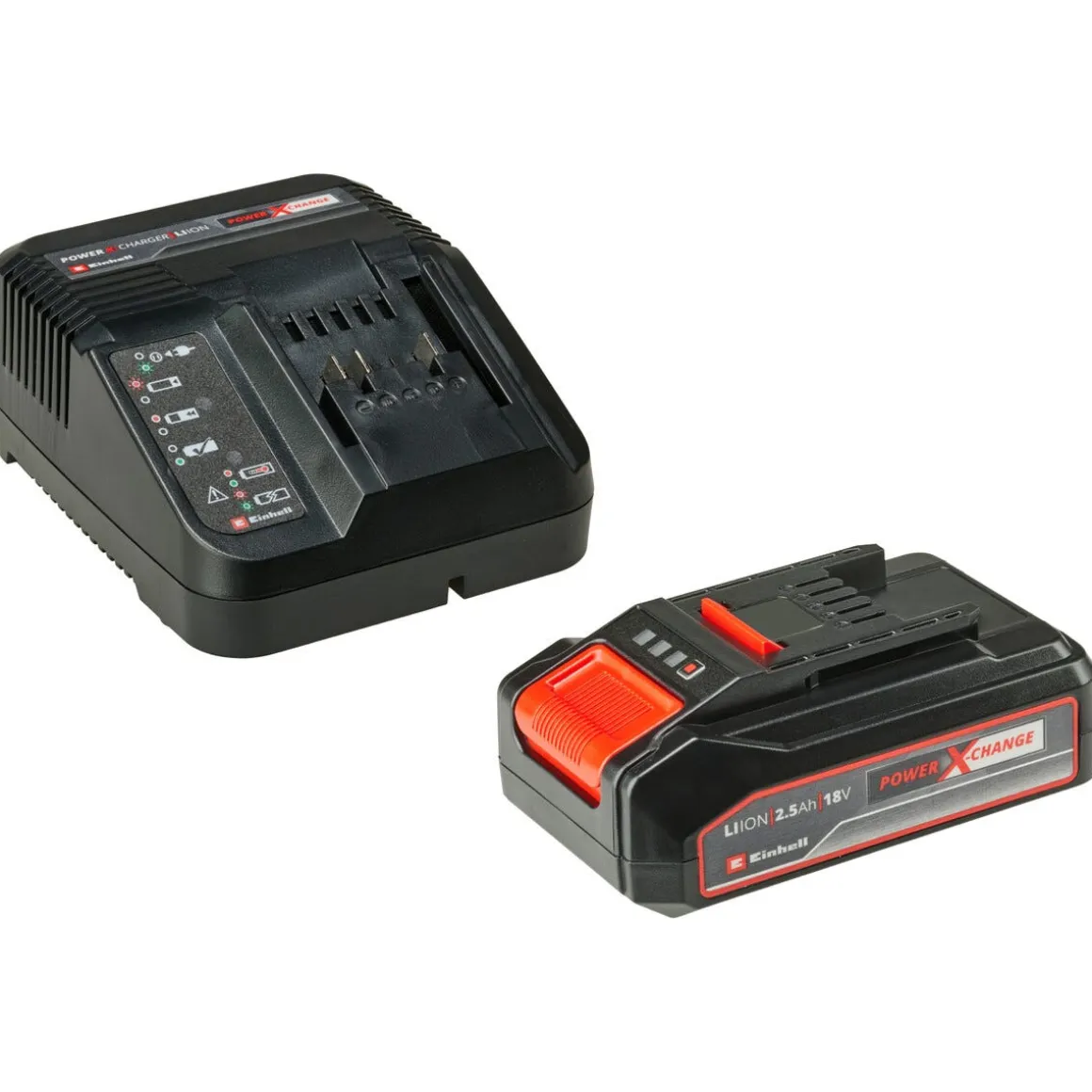 Einhell PXC batteri og lader 18 V 2,5 Ah