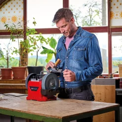 Einhell TC-WG 200 benkslipemaskin med slipestein, 230 W