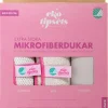 Ekotipset ekstra store mikrofiberkluter, 3-pakning