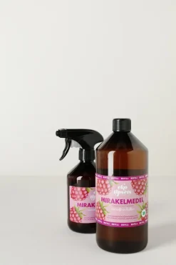 Ekotipset Mirakelmedel refill med bringebærduft, 1 liter