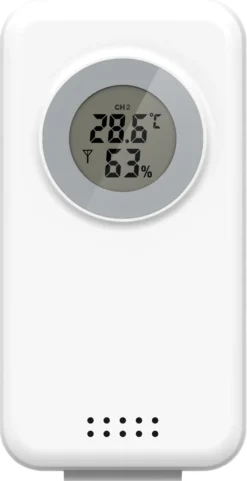 Ekstra temperaturgiver / hygrometer til værstasjon