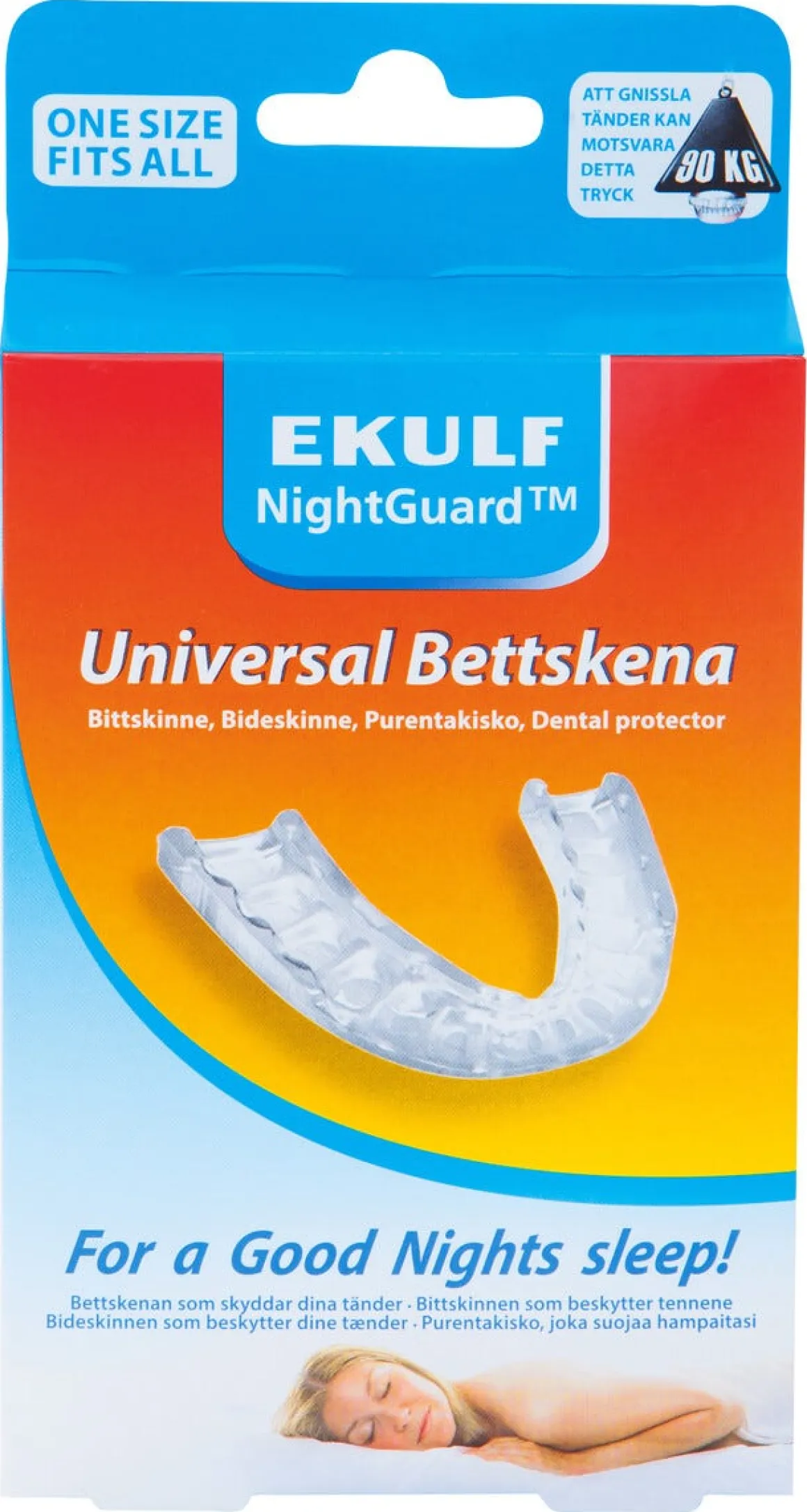 EKULF NightGuard biteskinne