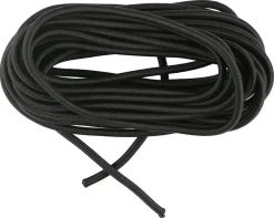 Elastisk gummistrikk, svart, 6 mm x 10 m