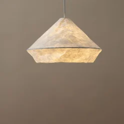 Elin hengende taklampe papir, hvit, 40 cm, Northlight