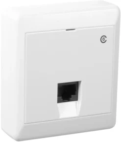 Elko RS utenpåliggende nettverksuttak Cat 6