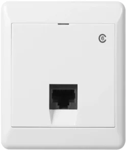 Elko RS utenpåliggende nettverksuttak Cat 6