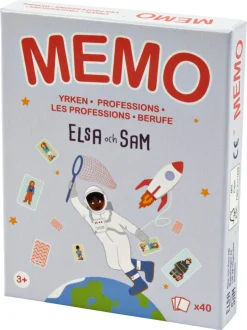 Elsa og Sam minnespill med yrker, fra 3 år