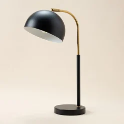 Elton bordlampe, vinklingsbar, svart, 52,5 cm – Northlight
