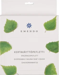 Emendo sitteunderlag badstue, engangs, 25-pakning