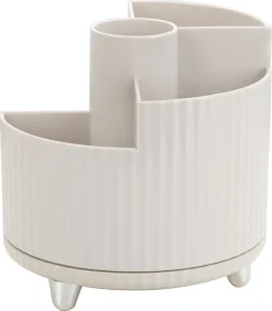 Empire S liten roterende sminkeoppbevaring, beige