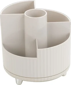 Empire S liten roterende sminkeoppbevaring, beige