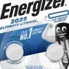 Energizer CR2025 litiumbatteri 3 V, 2-pakning