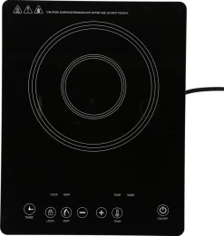Enkel induksjonsplate, elektrisk kokeplate, 2000 W