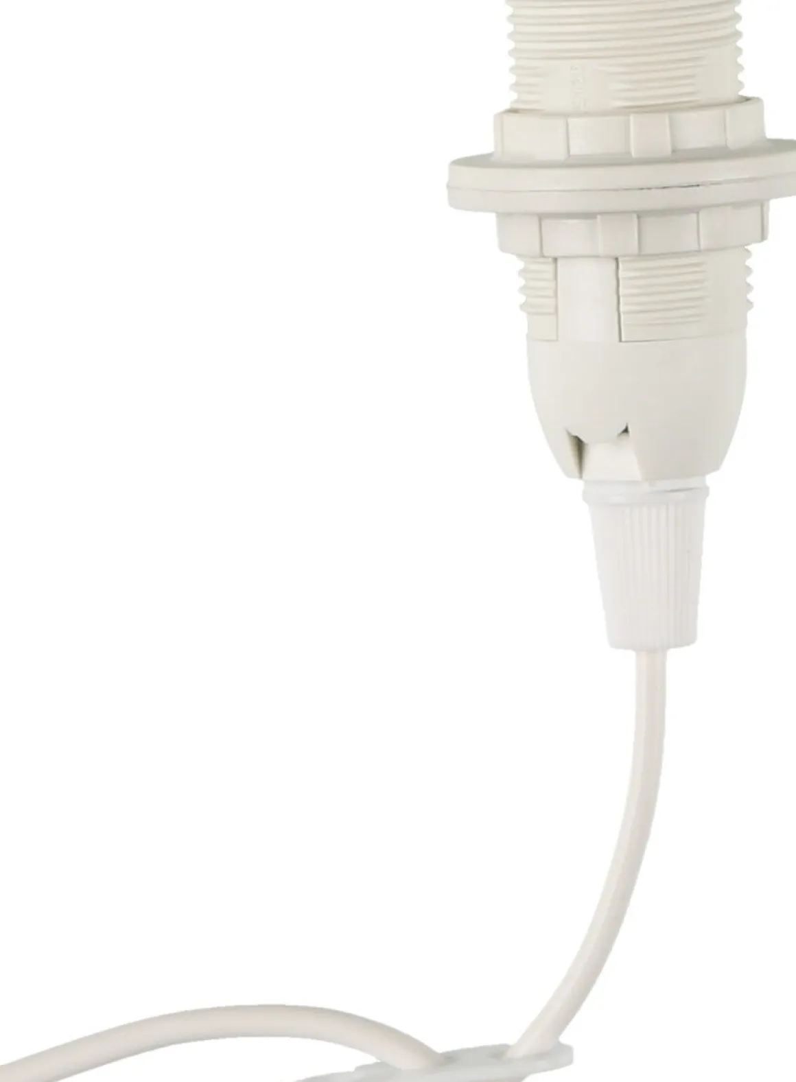 E14-pæreholder med ledning og støpsel, ujordet, 75 cm