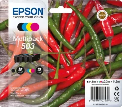 Epson 503 Chilifrukter Multipack blekkpatronsett