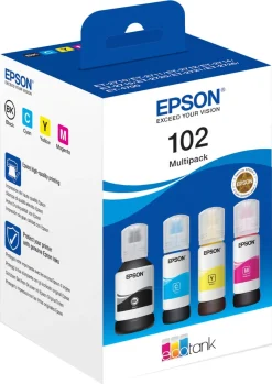 Epson 102 Eco Tank blekkpatroner, 4 farger