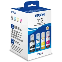 Epson 113 multipakning EcoTank blekk, 4 farger