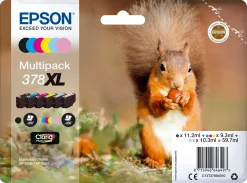 Epson 378 XL blekkpatron, Claria Photo HD 6-pakning