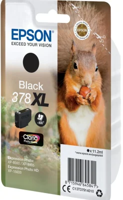 Epson 378 XL blekkpatron svart, Claria Photo HD-blekk, 11,2 ml