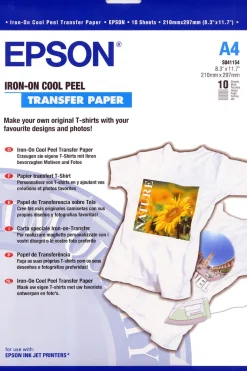Epson Iron-on Cool Peel overføringspapir A4, 10 ark