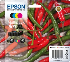 Epson 503XL Chilifrukter Multipack blekkpatronsett
