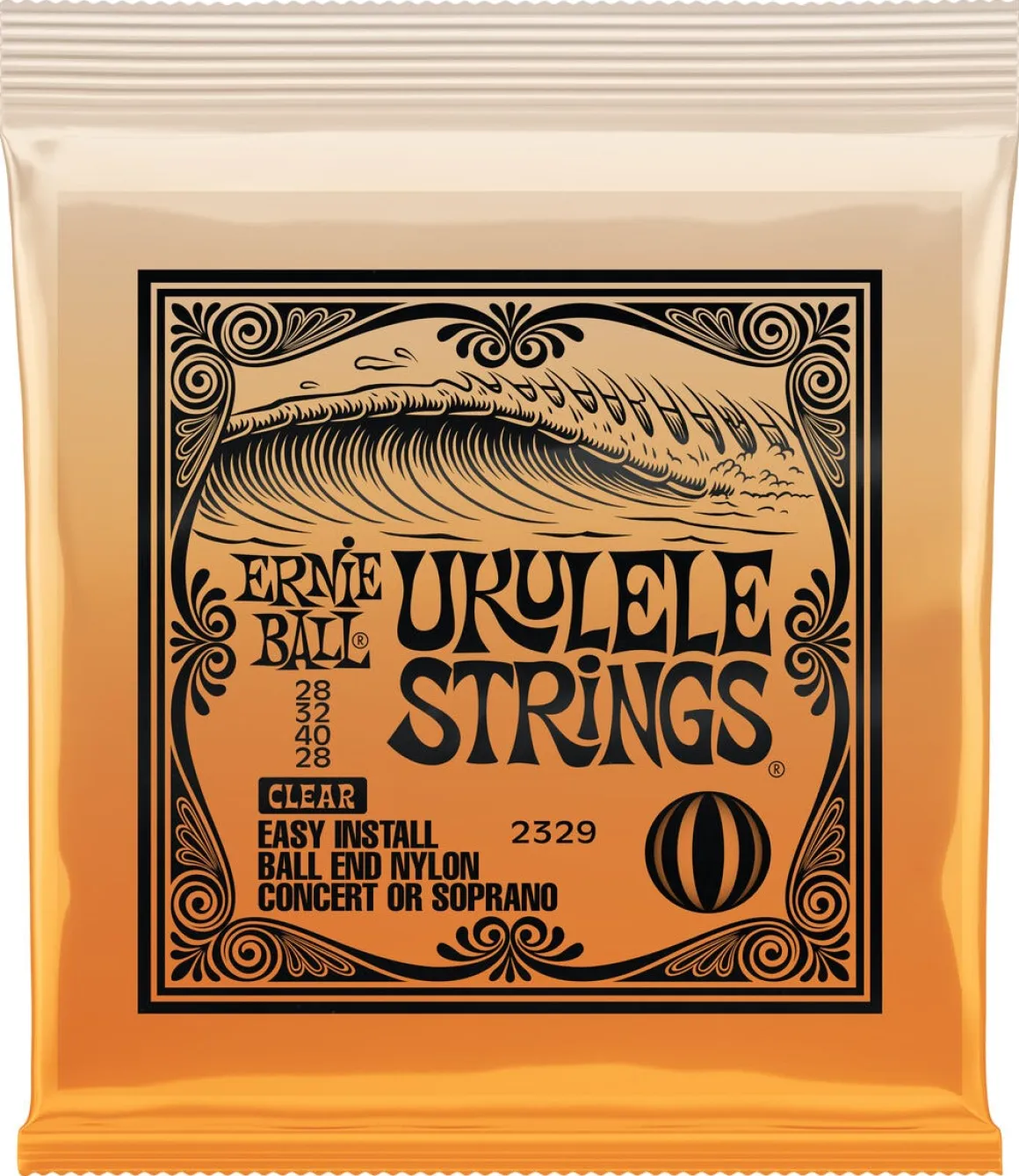Ernie Ball Ukulele Clear concert/soprano strengesett
