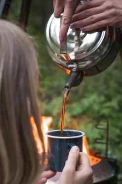 Espegard kaffekjele åpen ild, rustfritt stål, 6 l