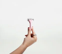 Estrid Mini liten barberhøvel med reiseetui