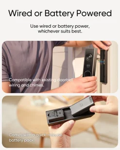 Eufy E340 Doorbell Kit videodørklokke+ HomeBase Mini