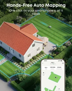 Eufy E15 robotgressklipper uten begrensningskabel, 800 m2
