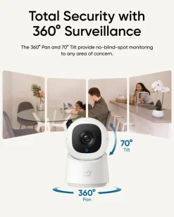 Eufy Indoor Cam C220 overvåkningskamera 2K med KI