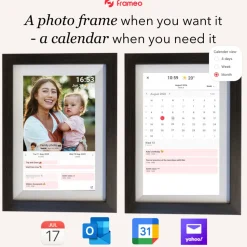 Exibel digital fotoramme 10,1 tommer med wifi