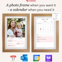 Exibel digital fotoramme 10,1 tommer med wifi
