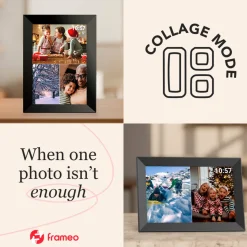 Exibel digital fotoramme 15,6 tommer med LED