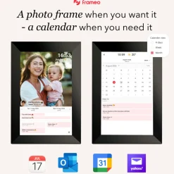 Exibel digital fotoramme 10,1 tommer med wifi