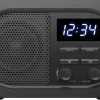 Exibel FM-radio, klokkeradio, Bluetooth, USB og 3,5 mm