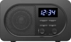 Exibel FM-radio, klokkeradio, Bluetooth, USB og 3,5 mm