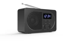Exibel FM-radio, klokkeradio, Bluetooth, USB og 3,5 mm