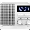 Exibel FM-radio, klokkeradio, Bluetooth, USB og 3,5 mm