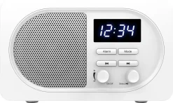 Exibel FM-radio, klokkeradio, Bluetooth, USB og 3,5 mm