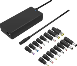 Exibel laptoplader 19 V DC 90 W, 16 adaptere